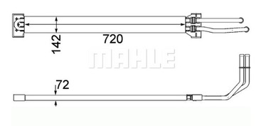 CHŁODNICA OLEJU PORSCHE CAYENNE 2010 -