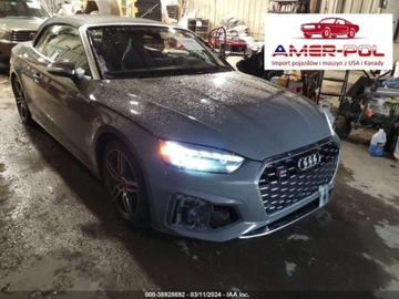 Audi A5 II 2022 Audi S5 CABRIOLET PREMIUM TFSI QUATTRO, 2022r....