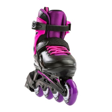 Роликовые коньки Rollerblade Jr FURY 29-33 Black Pink Heather, новая модель 2023 года