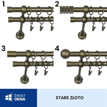 МЕТАЛЛИЧЕСКИЙ КАРДИН FI 19 ДВОЙНОЙ 300 СМ, ЧЕРНЫЙ