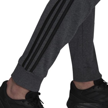 L Spodnie męskie adidas Essentials French Terry Tapered Cuff 3-Stripes Pant
