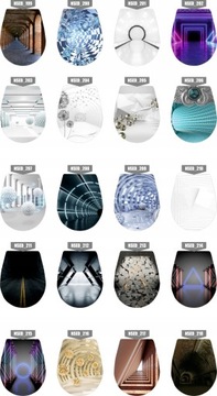 Наклейка Skin Mat на сиденье унитаза, унитаз