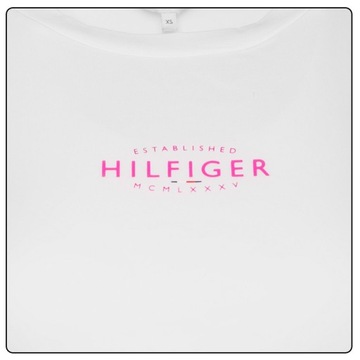 Tommy Hilfiger t-shirt WW0WW35990 YBL kremowy XS