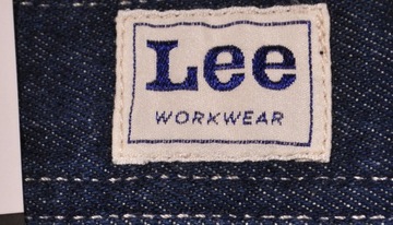 LEE spodnie TAPERED regular DARK BLUE jeans RIDER WORKER _ W34 L32