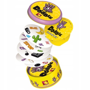 GRA DOBBLE RODZINNA TOWARZYSKA DOBLE DABLE KARTY 55 KART