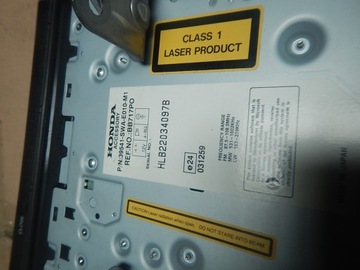 HONDA HR-V III BB717P0 RÁDIO