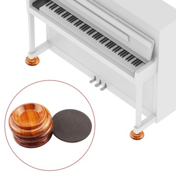 Колесо для фортепиано, портативное профессиональное оборудование, замена ножки для фортепиано, деревянная