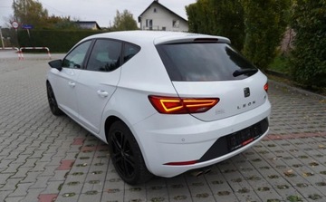 Seat Leon III Hatchback Facelifting 1.5 EcoTSI 130KM 2019 Seat Leon Bezwypadkowy Serwisowany 1-Wlasciciel FR Navi Led Asystenci Piek, zdjęcie 4