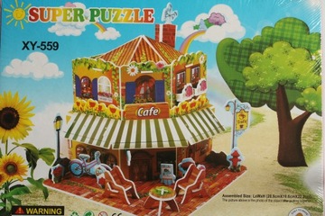 Puzzle piankowe 3D klocki przestrzenne