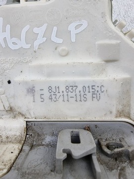 AUDI A1 A4 A5 Q5 A6 ZÁMEK DVEŘE LEVÝ 8J1837015C