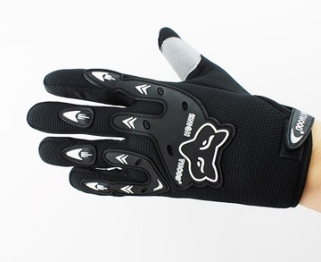 RĘKAWICE FOX-MOTOCYKLOWE-CZARNE-XL