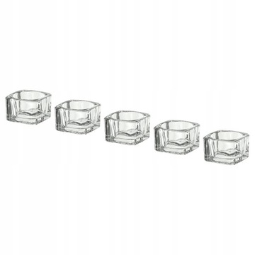 IKEA GLASIG Świecznik na tealighty, 5x5 cm, 5 szt