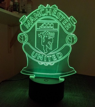 3D светодиодный ночник FC MANCHESTER UNITED USB-кабель