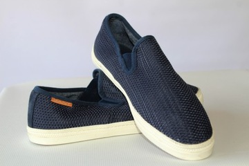 GANT*MĘSKIE GRANATOWE SPORTOWE MOKASYNY/TRAMPKI*44/28 cm
