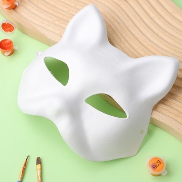 5 шт. пластиковая маска кошки для рисования своими руками