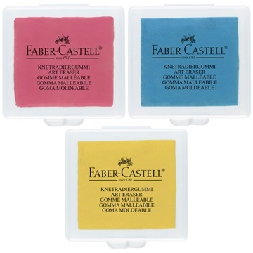 Художественный ластик для хлеба Faber-Castell в желтом футляре