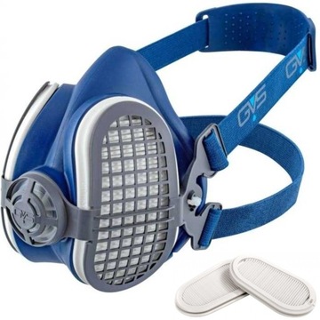 PÓŁMASKA PRZECIPYŁOWA GVS SPR501 ELIPSE Z FILTRAMI