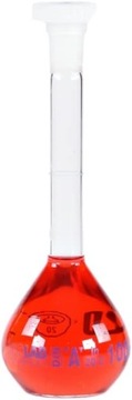 KOLBA MIAROWA SZKLANA 100 ml NS 14/23 k.A korek