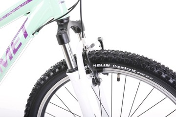 MTB ROMET JOLENE 6.1 26 ГОРНЫЙ ВЕЛОСИПЕД SHIMANO ALU С ОСВЕЩЕНИЕМ СВОБОДНАЯ СТОЙКА
