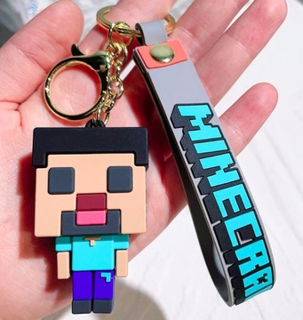 БОЛЬШАЯ ФИГУРКА MINECRAFT БРЕЛОК 22 СМ КУЛОН СТИВ КРИПЕР КУЛОН 4 ДИЗАЙНА