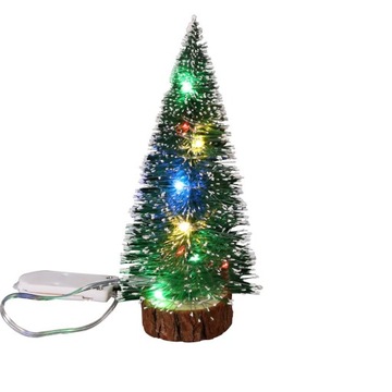 30 CM Mini Choinka LED MULTIKOLOR Figurka Stroik