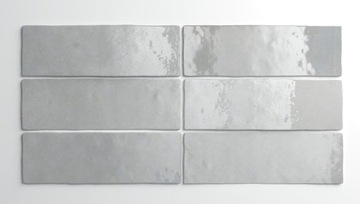 PŁYTKI ŚCIENNE SZARE 6,5x20 ARTISAN ALABASTER