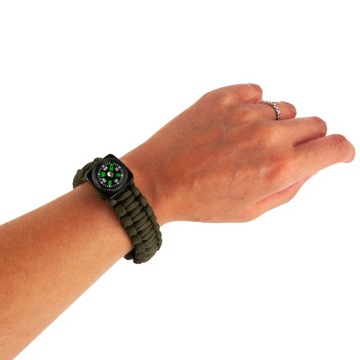 БРАСЛЕТ ВЫЖИВАНИЯ 5 В 1 ЛЕНТА КОМПАС КРЕМНЕВАЯ ВЕРЕВКА ВЕРЕВКА-ЛЕЗВИЕ ПАРАКОРД