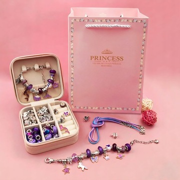 XXL НАБОР БИСЕРА ДЛЯ ИЗГОТОВЛЕНИЯ БРАСЛЕТОВ-БРАСЛЕТОВ БИСЕР ПОДАРОК ​​ДЕТЯМ