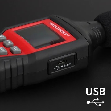 ДЕЦИБЕЛМЕТР СОНОМЕТР ШУМОМЕТР ЗВУК Кондиционер USB ПК ПРИЛОЖЕНИЕ 30–130 дБ 125 мс