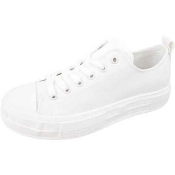 Trampki Damskie białe Big Star Klasyczne buty na koturnie NN274853 40
