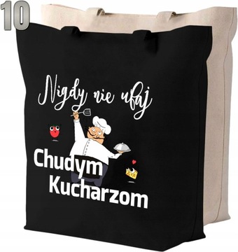 Torba bawełniana DLA KUCHARZA + IMIĘ
