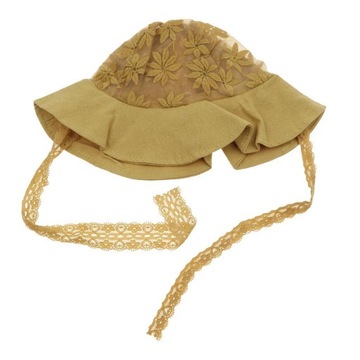 ch-Toddler Kids Bucket Hat Baby Sun Hat Baby Yellow