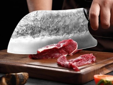 КУХОННЫЙ ТЕСАК ПОВАРСКОЙ НОЖ НОЖ ДЛЯ РУБКИ МЯСА ПРОЧНЫЙ ЯПОНСКИЙ СТИЛЬ