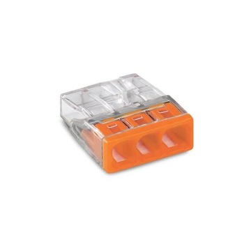 Szybkozłączka 3 x 0,5-2,5 mm², 2273-203 WAGO 100szt