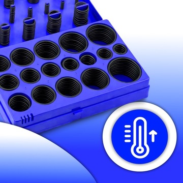 ORINGI GUMKI USZCZELKI GUMOWE ZESTAW ORINGÓW 419 SZTUK NBR OLEJOODPORNE