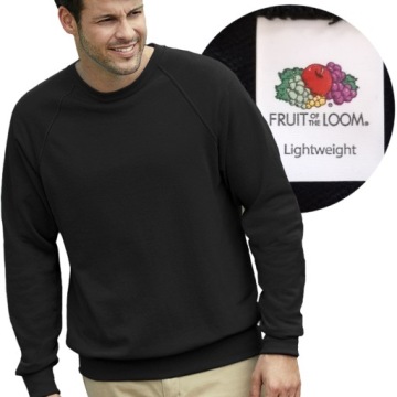 BLUZA - FRUIT OF THE LOOM - RAGLAN LIGHT XXL