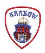 aplikacja L naszywka KRAKÓW pamiątka upominek haft