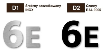 цифры дом номер дома 40см алюминий 3D