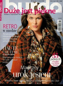 Burda Duże jest piękne 2 / 2008 Retro 44-54
