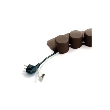 Пластиковый садовый бордюр Prosperplast 405 см x 6 см коричневый