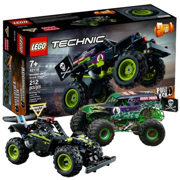 LEGO MONSTER TRUCK 2W1 TECHNIC JAM REALISTYCZNY ŁAZIK TERENOWY ZESTAW XL