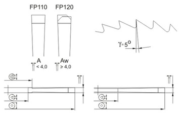 Frez tarczowo piłkowy 32x8x0,50/64 uzęb. A5