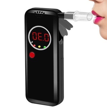 ALKOMAT TESTER CYFROWY WYŚWIETLACZ LCD USTNIKI