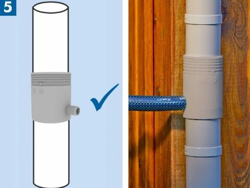 ВОДОСБОРНИК ДОЖДЕВОЙ ВОДОСБОРНИК ФИЛЬТР 80-105 мм 1'