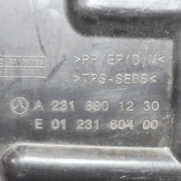 MERCEDES-BENZ SL PŘEDNÍ PRAVÁ POUZDRO PODBĚHU ZADNÍ DÍL R231 A231690123