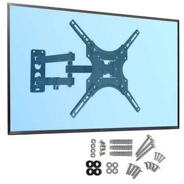 Mocny Obrotowy Uniwersalny Wieszak Uchwyt Telewizora TV Monitora 14-55 VESA