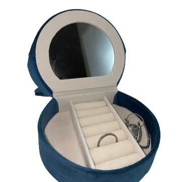 Шкатулка для украшений, КРЕСЛО, ТЕМНО-СИНИЙ