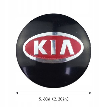 4 шт. Наклейки на ступицы автомобилей KIA.