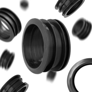 УМЕНЬШЕНИЕ ЖЕЛОБА 100x110 мм НИЖНЯЯ ТРУБА РЕЗИНОВАЯ ГИБКАЯ ПРОКЛАДКА Черный