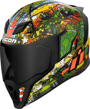 ICON AIRFLITE GP23 + CIEMNA SZYBA KASK roz. S